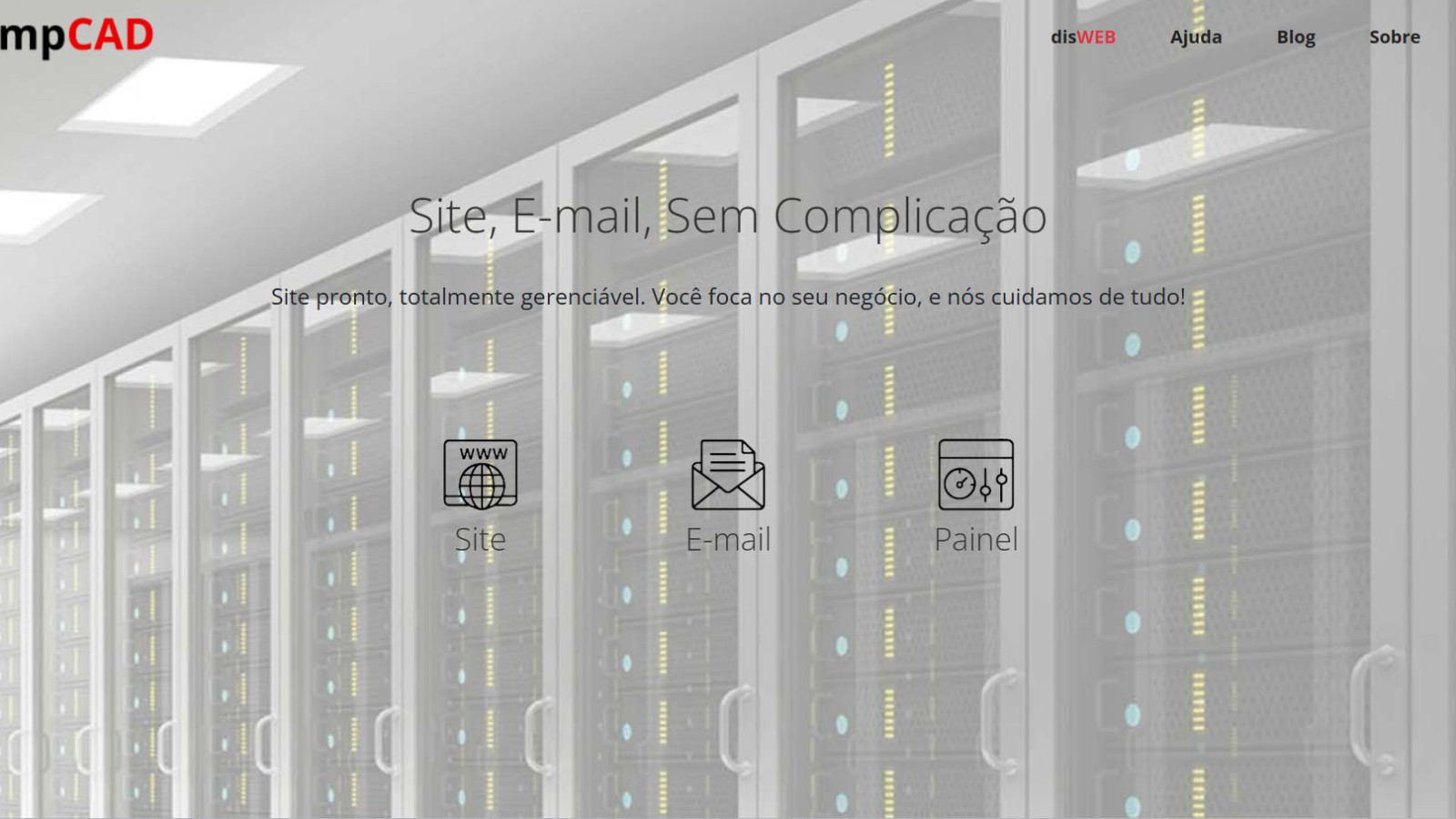 Cara nova! Conheça o novo site da discompCAD