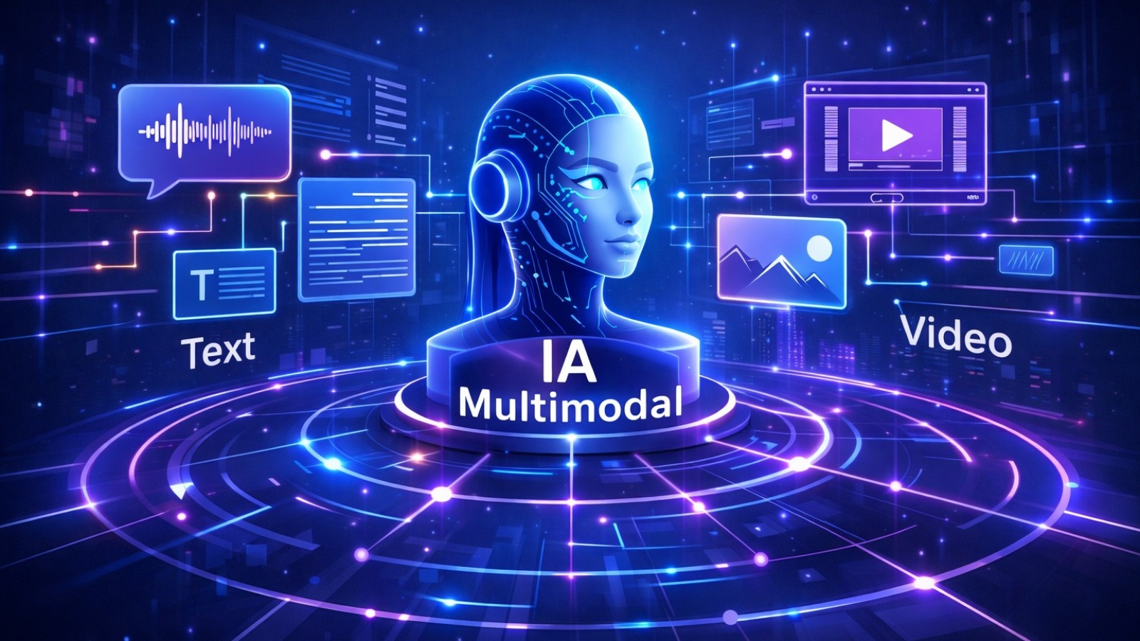 IA Multimodal: A Nova Fronteira da Inteligência Artificial (Texto, Imagem, Vídeo e Voz Integrados)