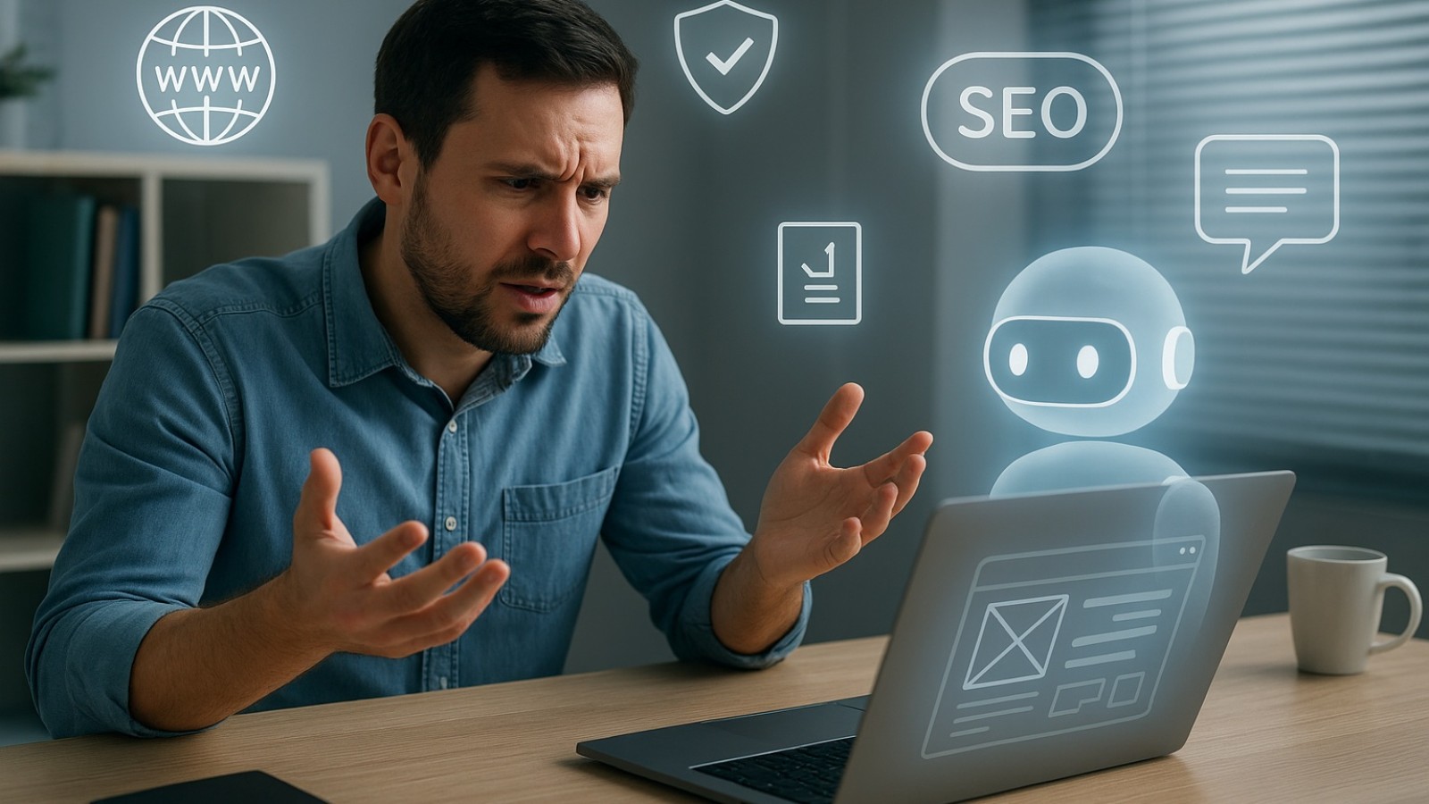 Por que é tão difícil para usuários comuns criar um site profissional, mesmo com a ajuda da IA?