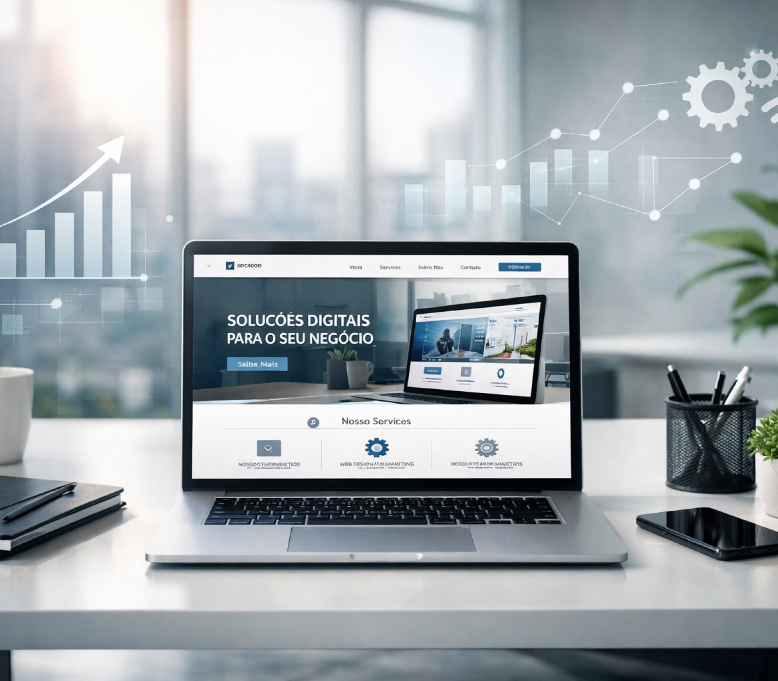 Por que pequenos empresários precisam de um site profissional