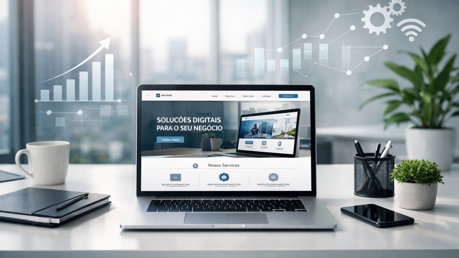 Por que pequenos empresários precisam de um site profissional