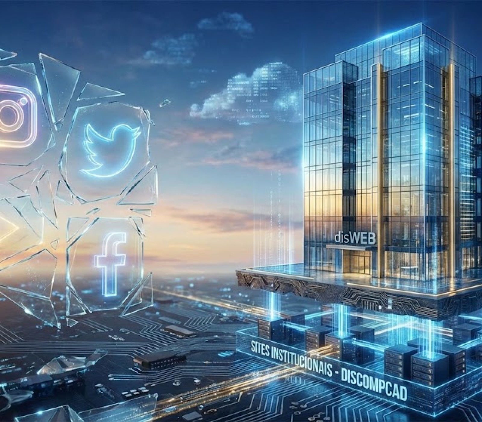 Site Institucional vs. Redes Sociais: Por que sua 